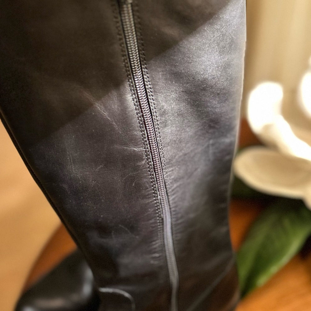 LAUREN RALPH LAUREN MASIKA LEATHER RIDING BOOTS SIZE 7.5B - Picture 7 of 11
